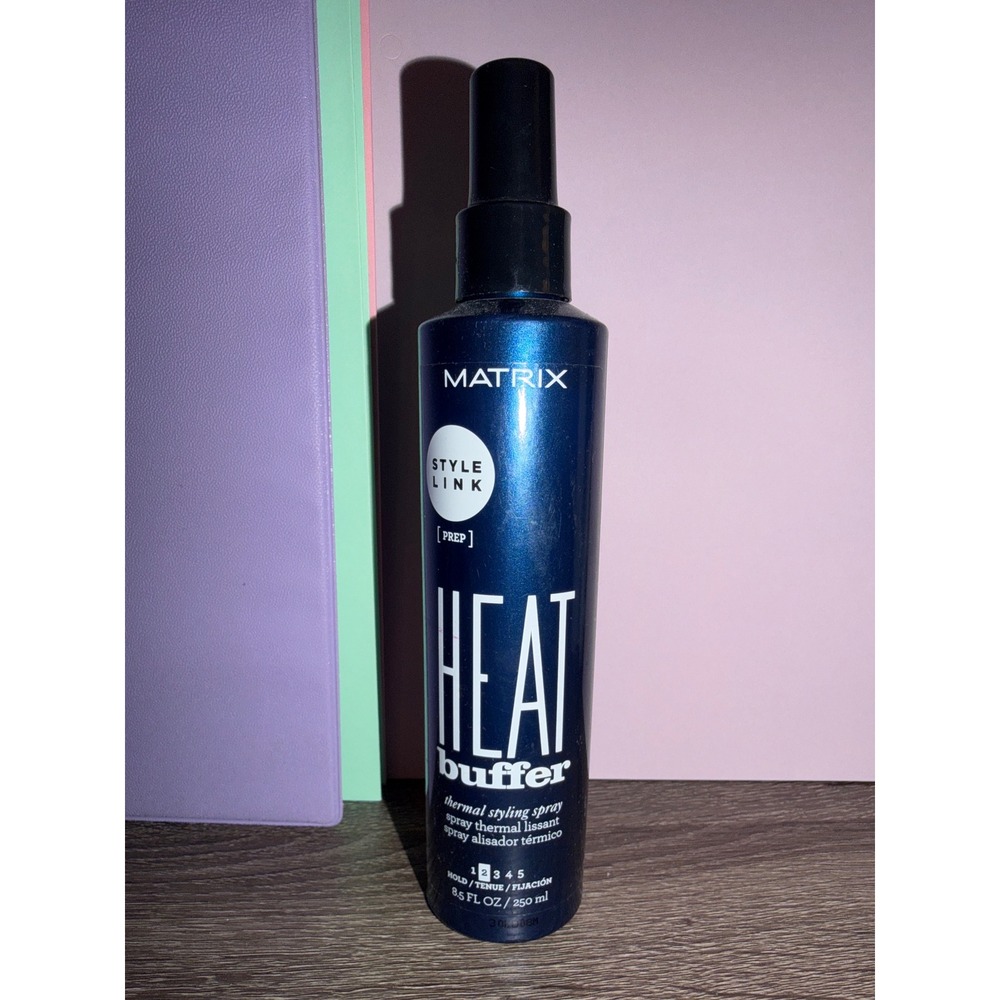 Matrix Style Link Prep Heat Buffer Thermal Styling Spray Hold Level 2 hair care